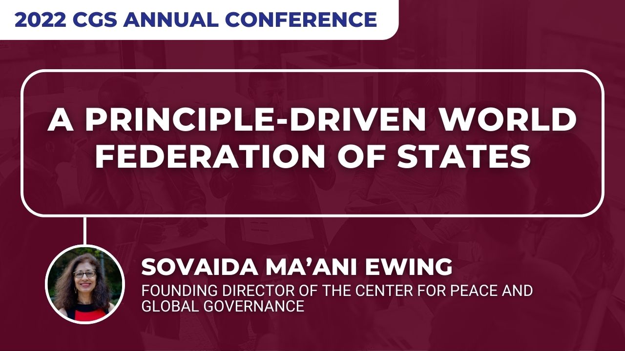 A Principle-Driven World Federation of States
