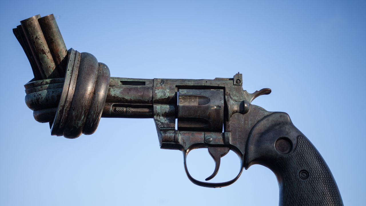 The Knotted Gun Sculpture