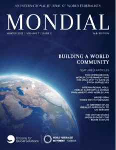 Mondial - Volume 7 Issue 2 (Winter 2023) Mondial Cover for Winter 2023