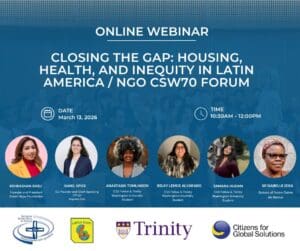 Online panel event image with speakers