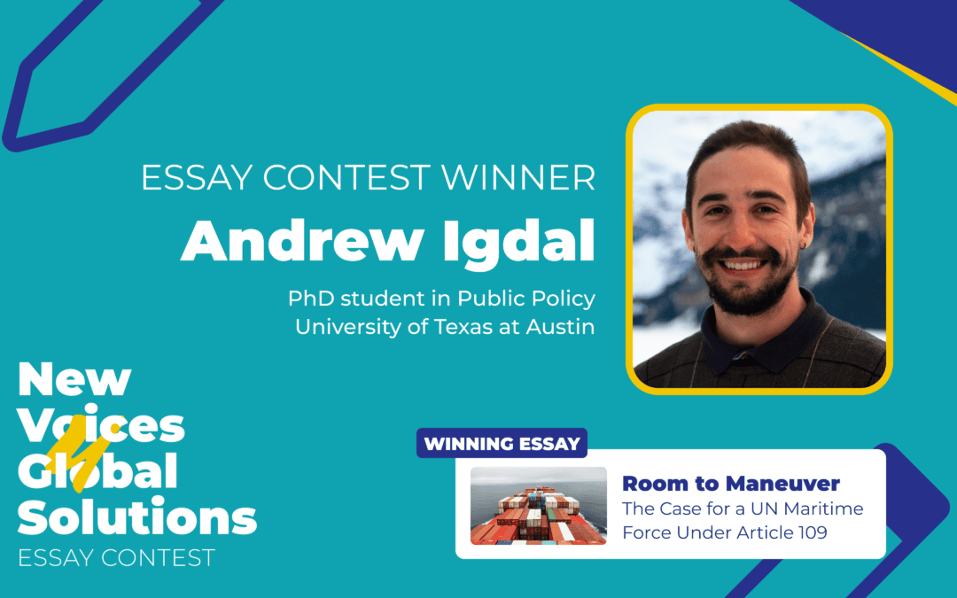Andrew Igdal Wins the 2026 New Voices 4 Global Solutions Essay Contest